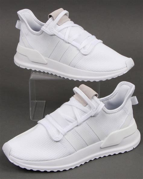 weiße adidas sneaker sale|adidas white sneakers men.